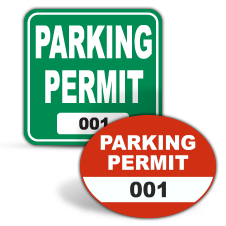 Parking Permit Stickers