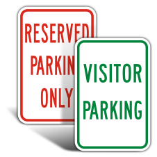 Reserved Parking Signs