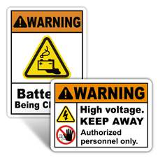 Warning Electrical Safety Signs