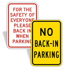 Reverse Parking Signs