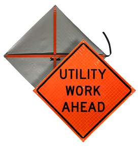 Roll Up Construction Signs