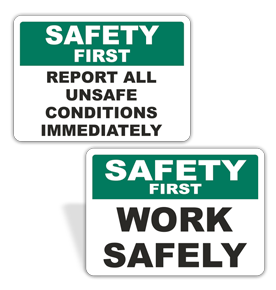 Safety Awareness Signs