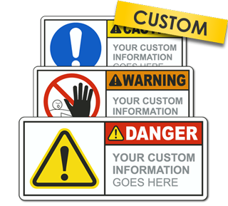 Custom ANSI / ISO Label with Image