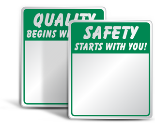 Safety Slogan Mirrors