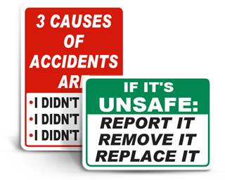 Safety Slogan Signs