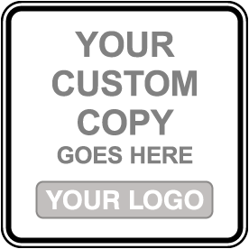 Blank Square Safety Signs