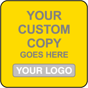Blank Square Safety Signs