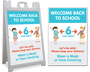 Social Distancing Signs for Schools