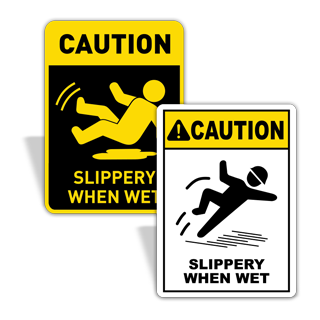 Slippery When Wet Signs