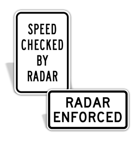 Speed Checked By Radar