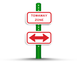 Supplemental Parking Lot Signs