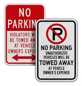 Tow-away Signs