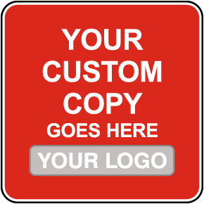 Blank Square Traffic Signs