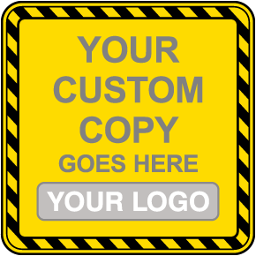 Blank Square Traffic Signs