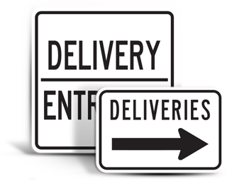 Truck and Delivery Signs