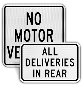 Truck Parking Signs