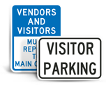 Visitor Parking Signs