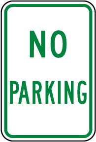 No Parking Sign
