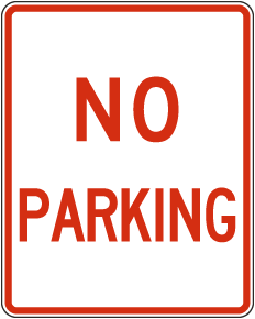 No Parking Sign