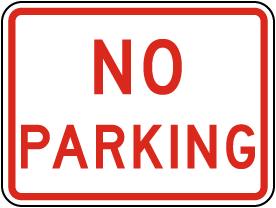 No Parking Sign