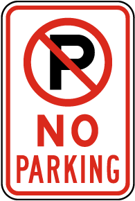 No Parking Sign