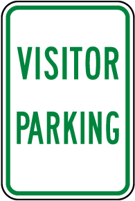 Visitor Parking Sign