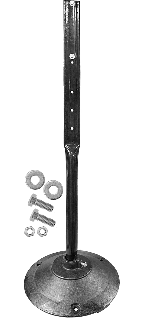 23 lb. Cast Iron Portable Sign Stand with 7 lb. 4' Post
