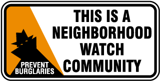 Neighborhood Watch Community Sign