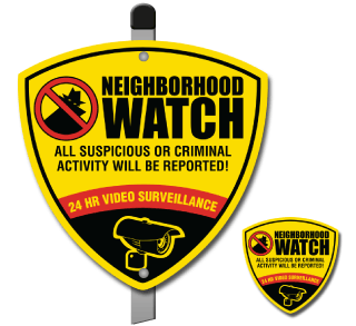Suspicious or Criminal Activity Will Be Reported Sign