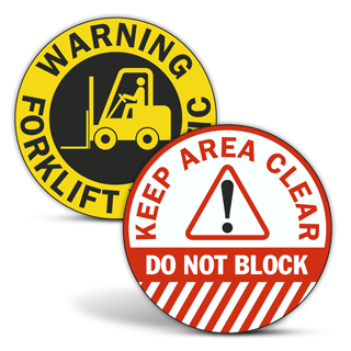 Warehouse Floor Signs