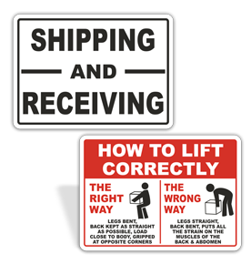 Warehouse Safety Signs