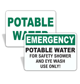 Water Pipeline Signs