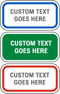 Supplemental Custom Reserved Parking Sign