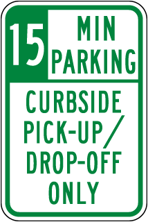 Custom Limited Time Parking Sign