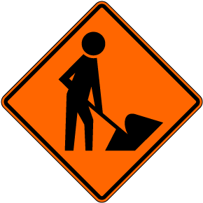 Men At Work Sign
