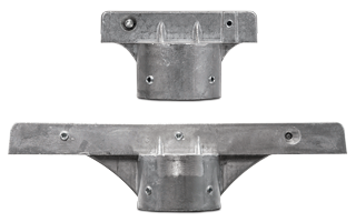 2-3/8'' Round Post Street Name Sign Bracket