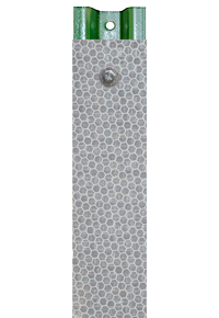 White Reflective U-Channel Post Panel
