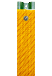 Yellow Reflective U-Channel Post Panel