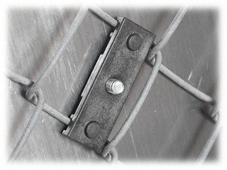Chain Link Fence Bracket For Any Size Sign