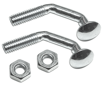 Corner Bolt Set with Jam Nuts