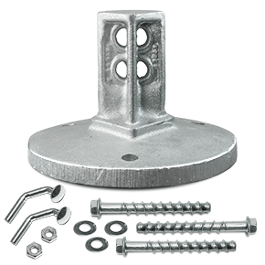SNAP'n SAFE Surface Mount Breakaway Anchor For Square Post
