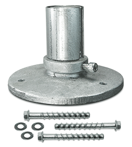 SNAP'n SAFE Surface Mount Breakaway Anchor For Round Post