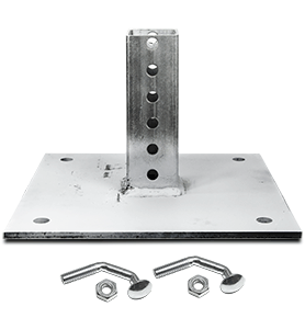 Square Post Surface Mount Base