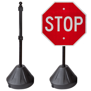 Portable Pole 2 Sign Stand