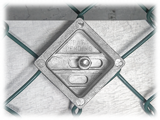 Tamper-Resistant 2" Chain Link Fence Sign Mounting Kit