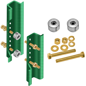 Green Enamel U-Channel Post Breakaway Kit