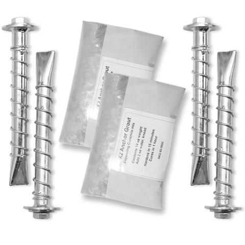 Asphalt Anchor Kit For Mounting Sign Base