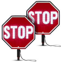 18" LED Stop / Stop Paddle