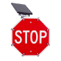LED Solar Stop Sign - Standard Visibility Model